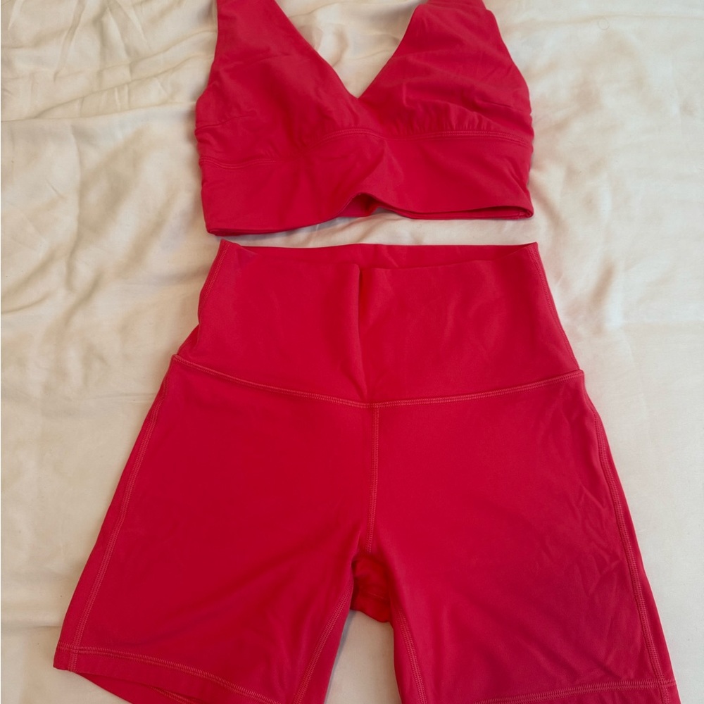 Lululemon Align Sports Bra and Shorts Set